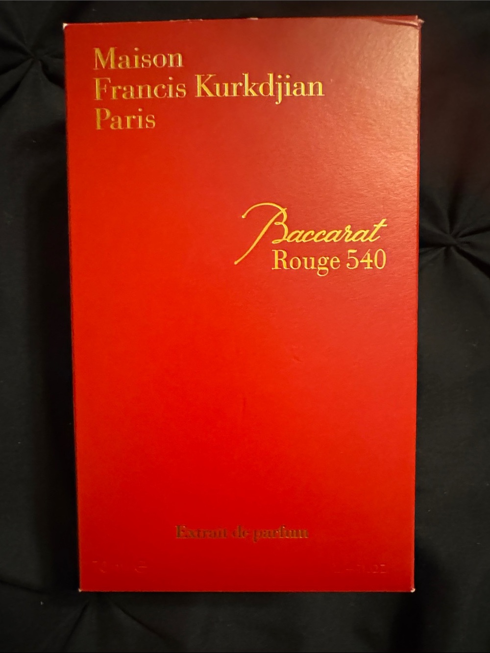 Baccarat 70ml full bottle Authentic